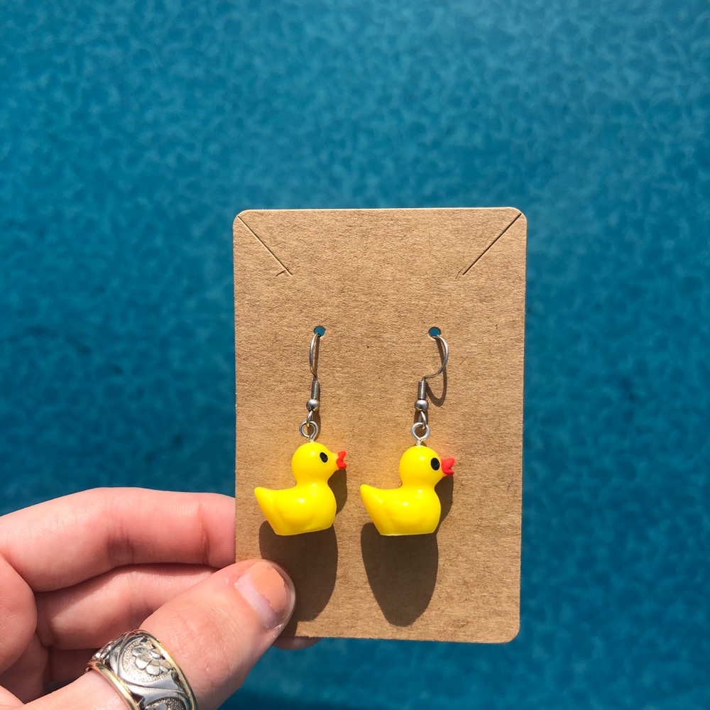 Duck Earrings